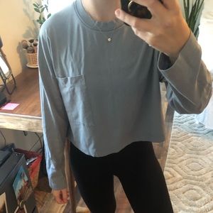 Lululemon Cropped Long Sleeve with Pocket